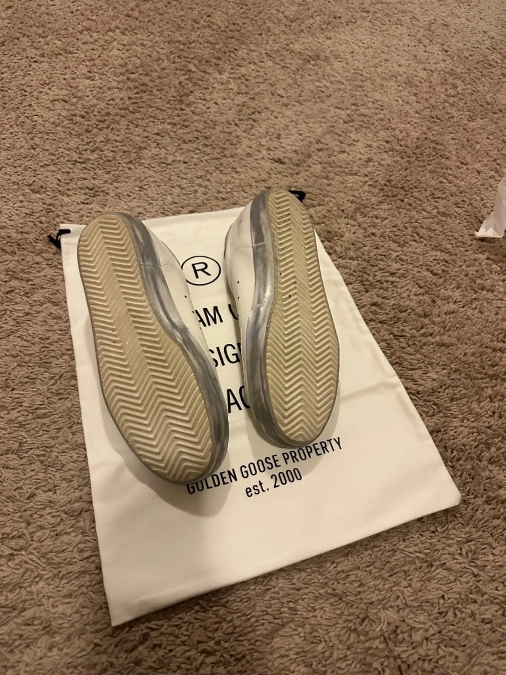 Golden Goose Silver Sneakers - Picture 4 of 6
